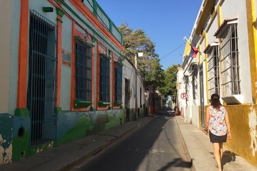 De gezellige straten van Santa Marta