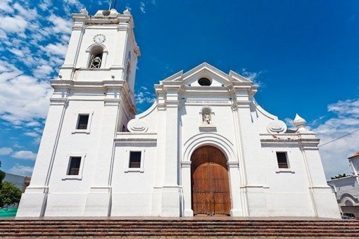 De kathedraal in Santa Marta