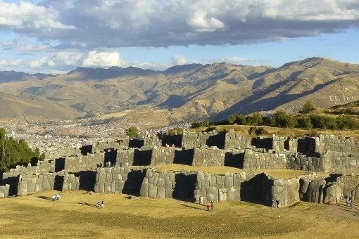Ruïnes van Sacsayhuaman vlak bij Cusco